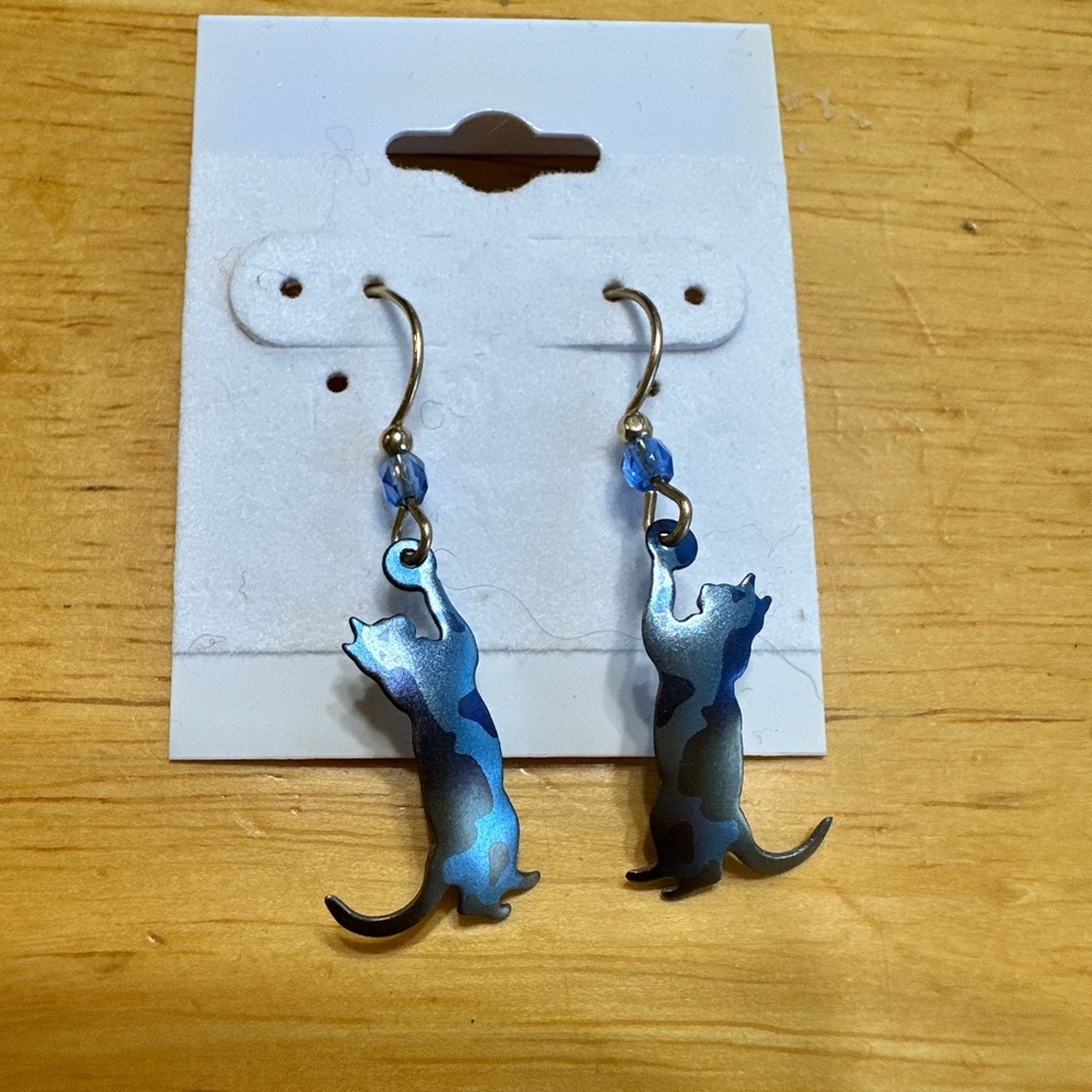 Holly Yashi Cat Earrings